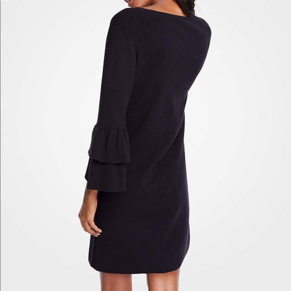 Ann Taylor | Ruffle Sleeve Sweater Dress - Picture 3 of 3
